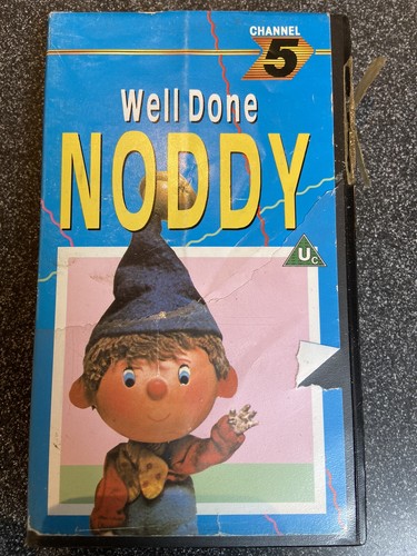 Noddy vhs video tape well - video, done