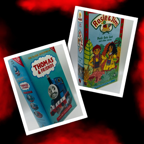 Children vhs video tapes - video, |