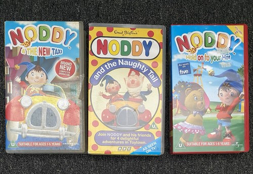 Noddy vhs video tape bundle - vhs, x